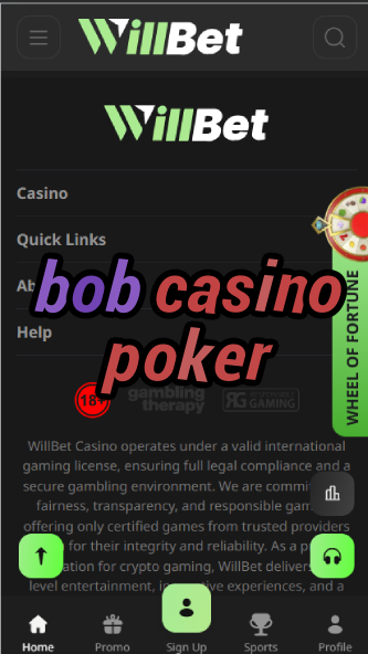Bob Casino Poker - Texas Hold'em & Omaha Tables-casinoorder.vip